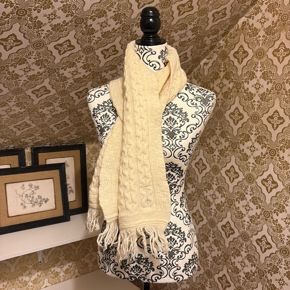 100% wool Aran Crafts Scarf